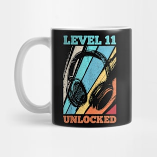 11th Birthday Video Gamer Level 11 Unlocked Mug